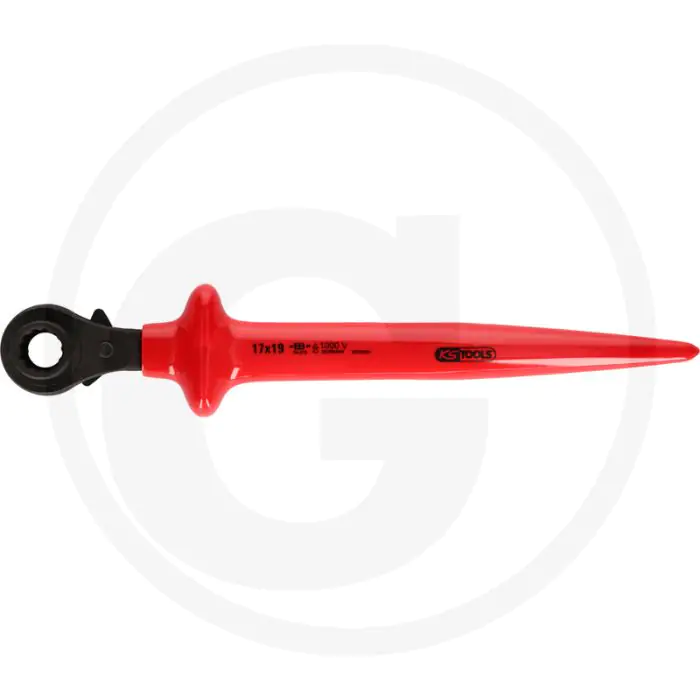 KS TOOLS ZAHNRADKNARRE MIT SCHUTZISOLIERUNG, 19X24  32 ZäHNE, 910G